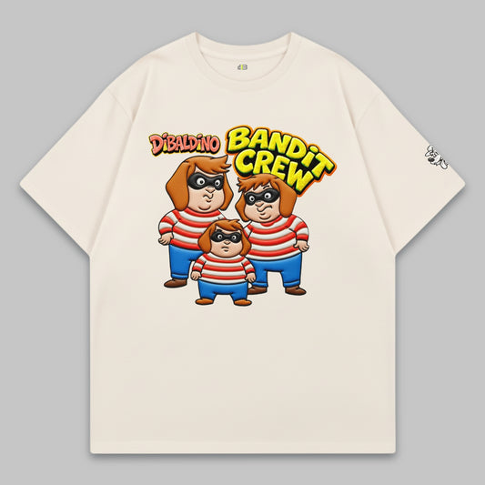 Bandit Crew – Oversize Baumwoll-T-Shirt