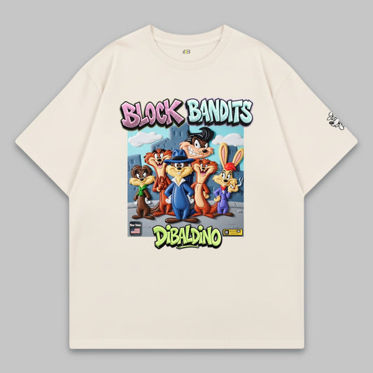 Block Bandits Crew – Oversize Baumwoll-T-Shirt