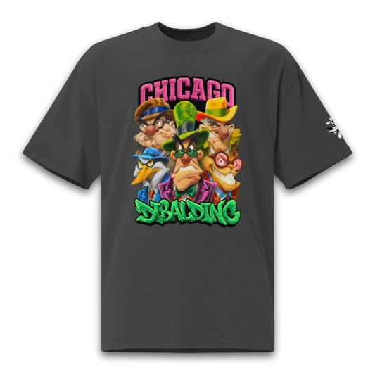 Chicago Street Mafia Crew – Oversized Cotton T-Shirt