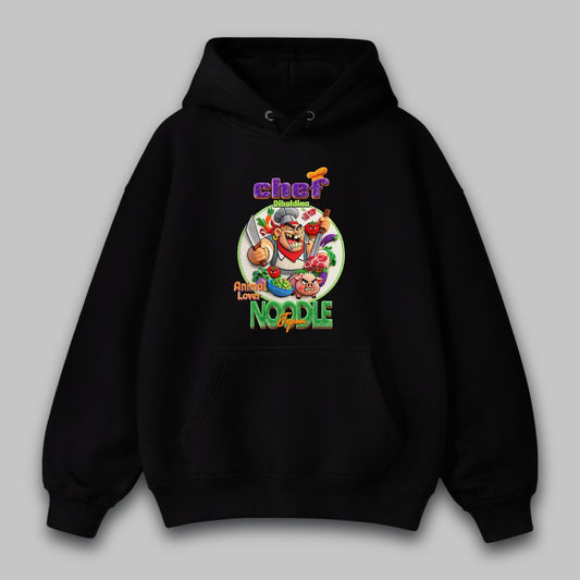 Crazy Noodle Chef – Unisex Hoodie