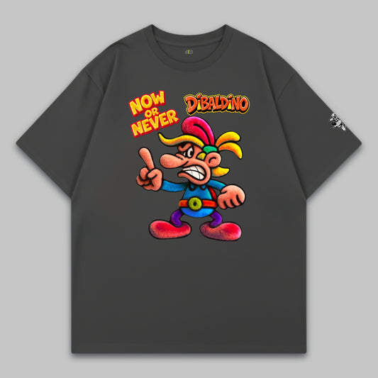 Now or Never – Oversize Baumwoll-T-Shirt