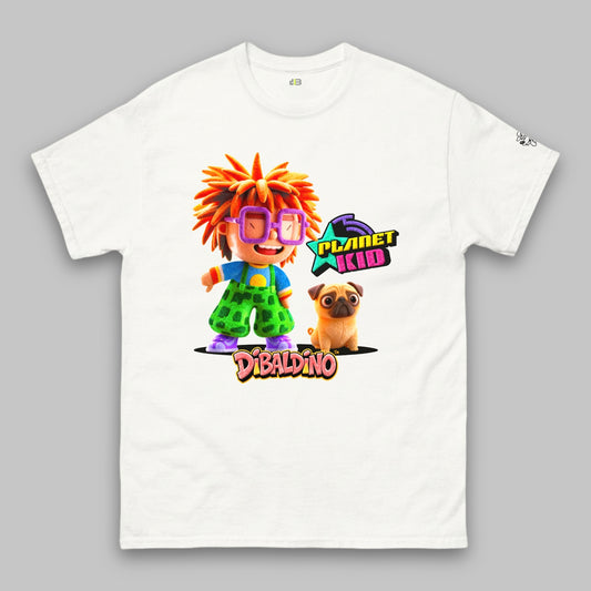 Planet Kid & Pug Buddy – Unisex Classic T-Shirt