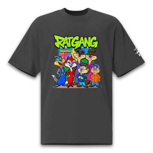 Rat Gang Crew – Oversized Cotton T-Shirt