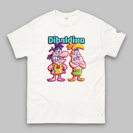 Stone Age Trouble Duo – Klassisches Unisex-T-Shirt