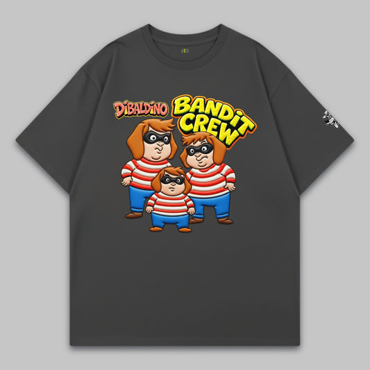 Bandit Crew – Oversize Baumwoll-T-Shirt