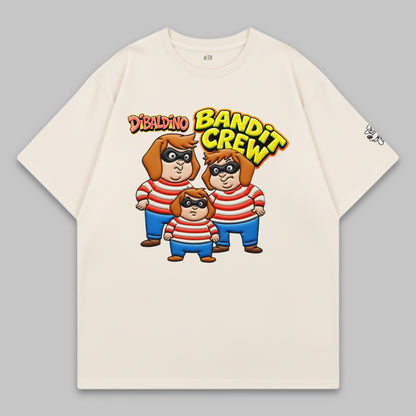 Bandit Crew – Oversized Cotton T-Shirt
