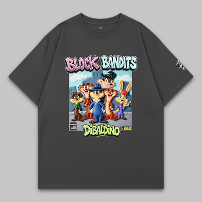 Block Bandits Crew – Oversized Cotton T-Shirt