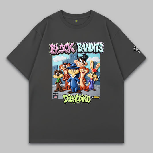 Block Bandits Crew – Oversize Baumwoll-T-Shirt