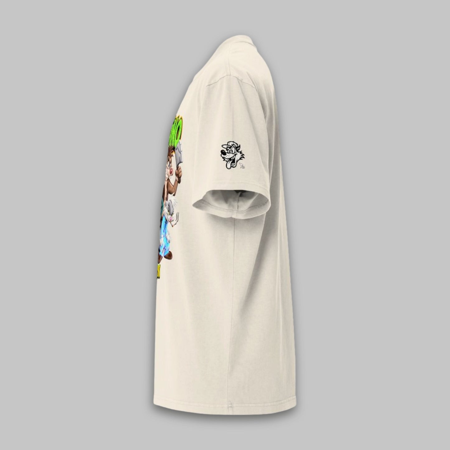 Brooklyn Mob Toon Crew – Oversized Cotton T-Shirt