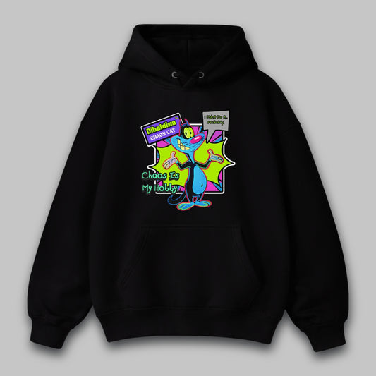 Chaos Cat Neon Edition – Unisex Hoodie