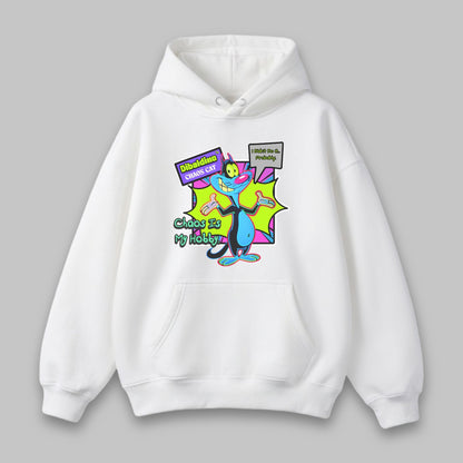 Chaos Cat Neon Edition – Unisex Hoodie