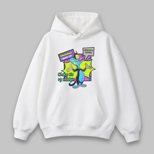 Chaos Cat Neon Edition – Unisex Hoodie