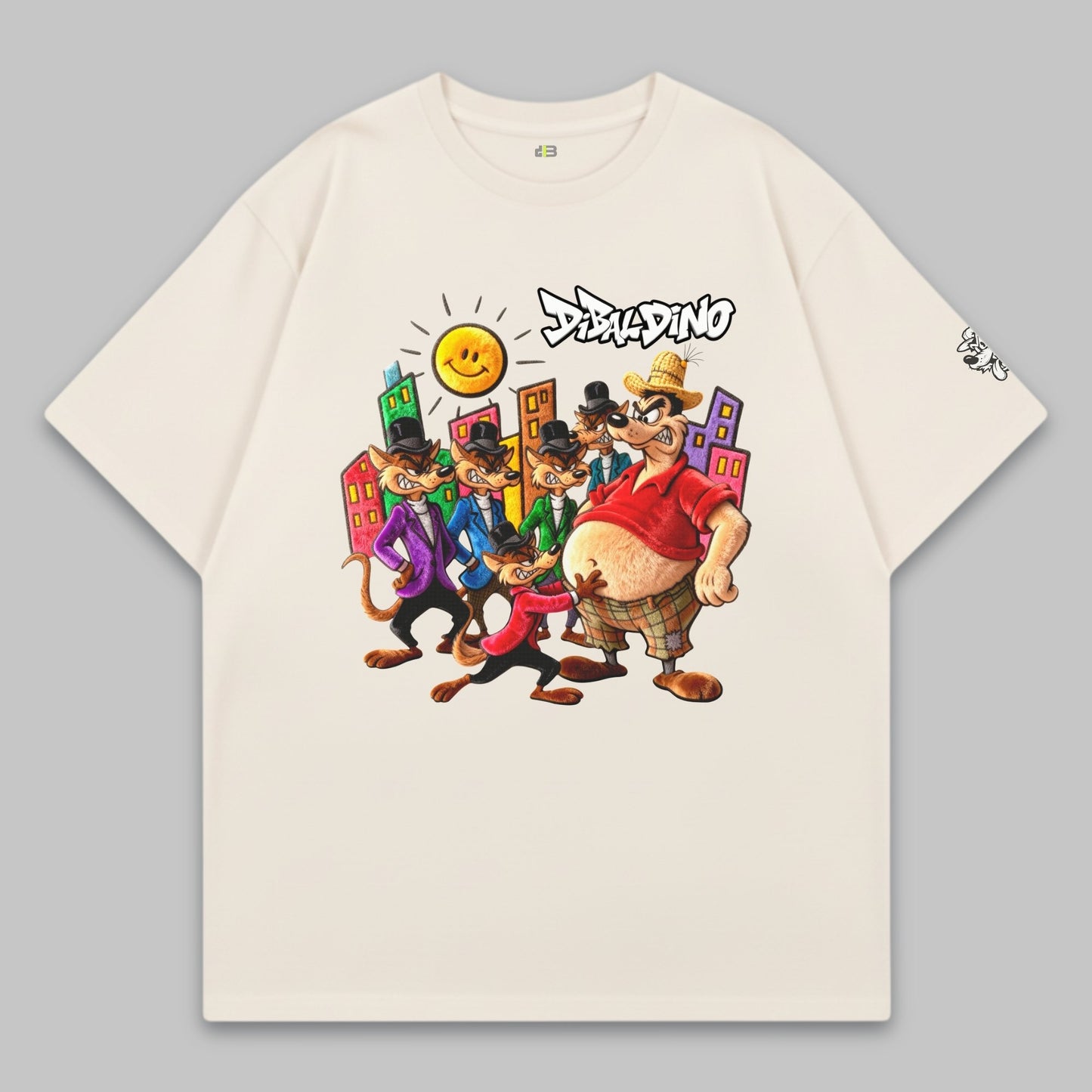 City Gang Showdown – Oversize Baumwoll-T-Shirt