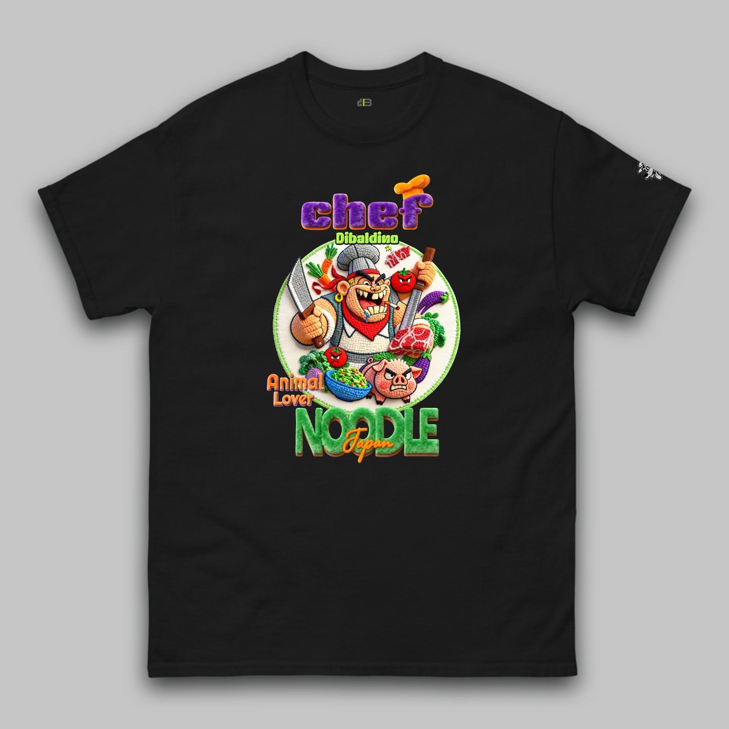 Crazy Noodle Chef – Unisex Classic T-Shirt