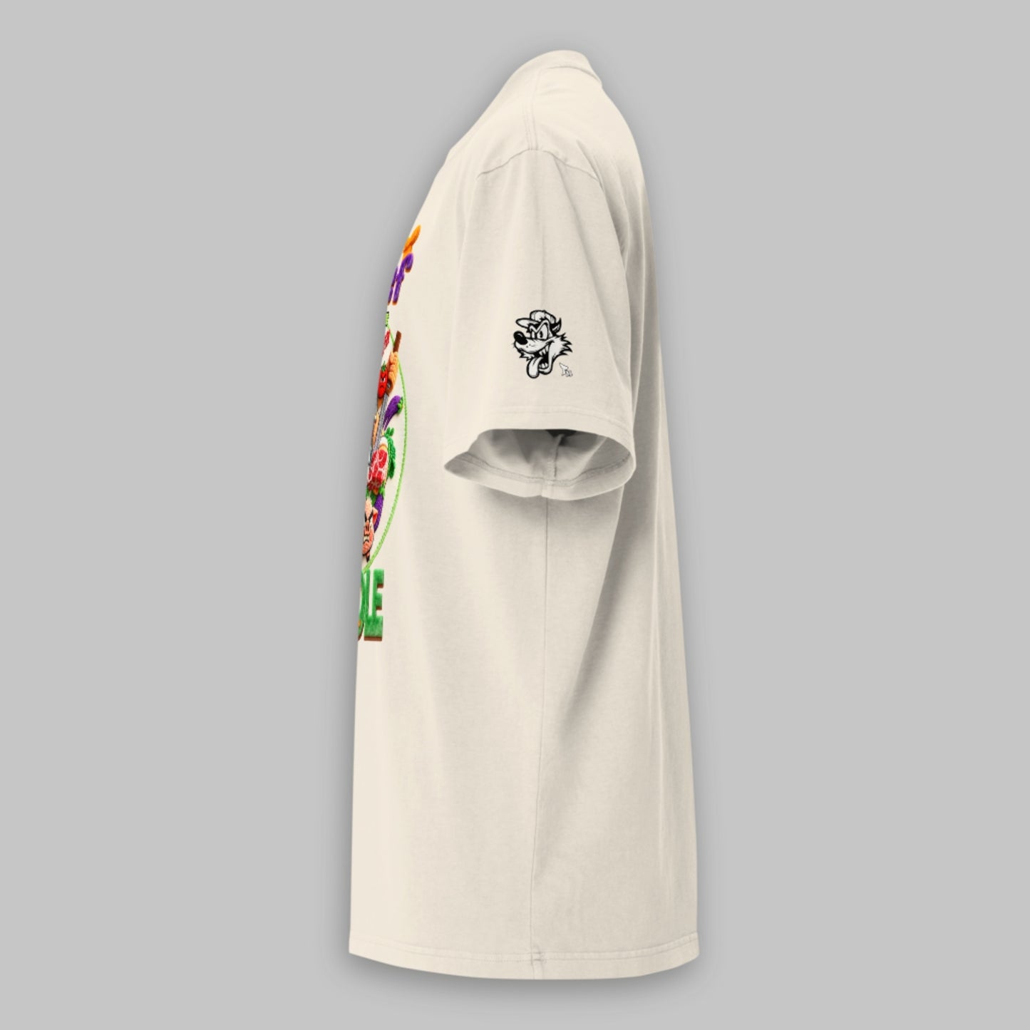 Crazy Noodle Chef – Oversized Cotton T-Shirt
