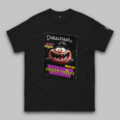 Crazy Smiles Fuzzy Monster – Unisex Classic T-Shirt