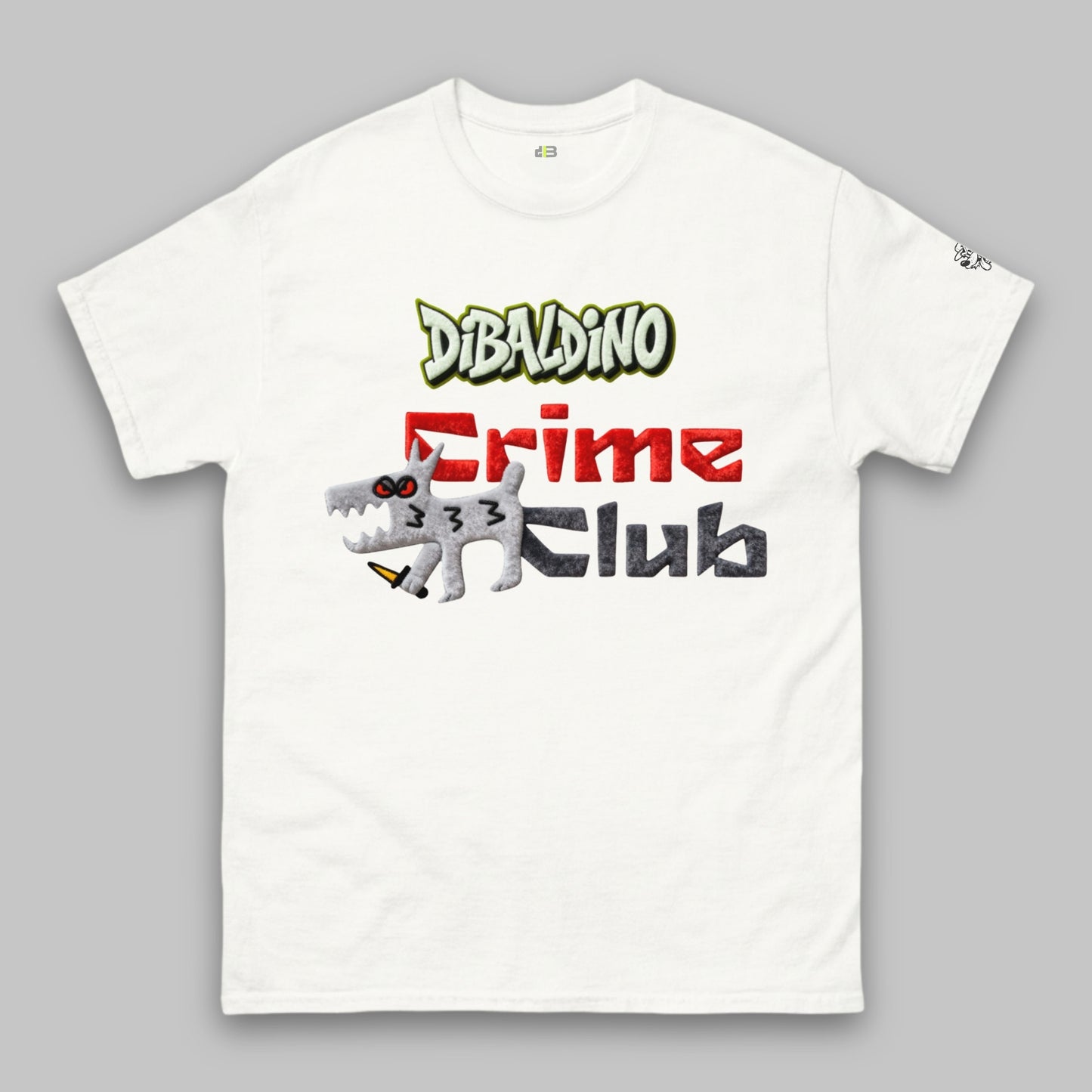 Crime Club Graffiti Dog – Unisex Classic T-Shirt