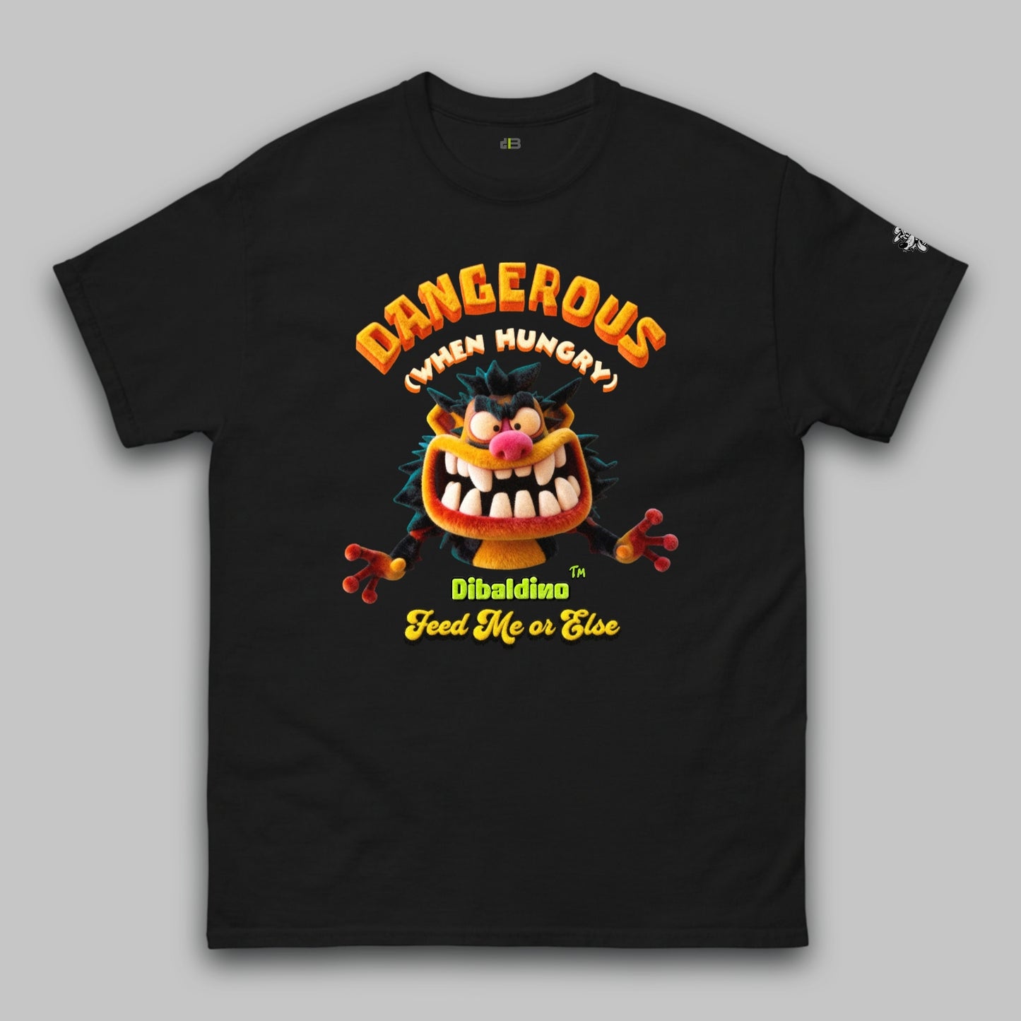 Dangerous When Hungry Monster – Unisex Classic T-Shirt