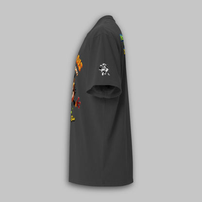 Dangerous When Hungry Monster – Oversized Cotton T-Shirt
