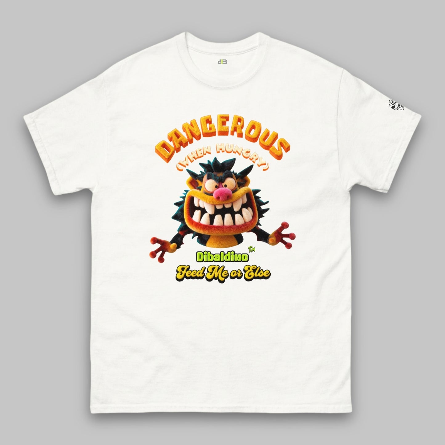 Dangerous When Hungry Monster – Unisex Classic T-Shirt