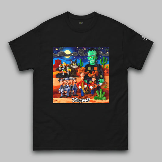 Desert Mayhem Cartoon – Unisex Classic T-Shirt