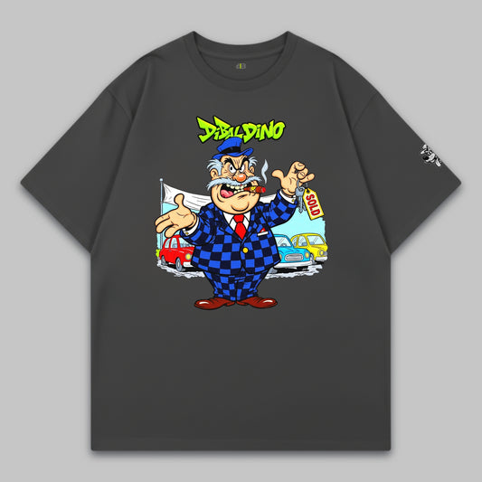 Greedy Car Dealer – Oversized Cotton T-Shirt