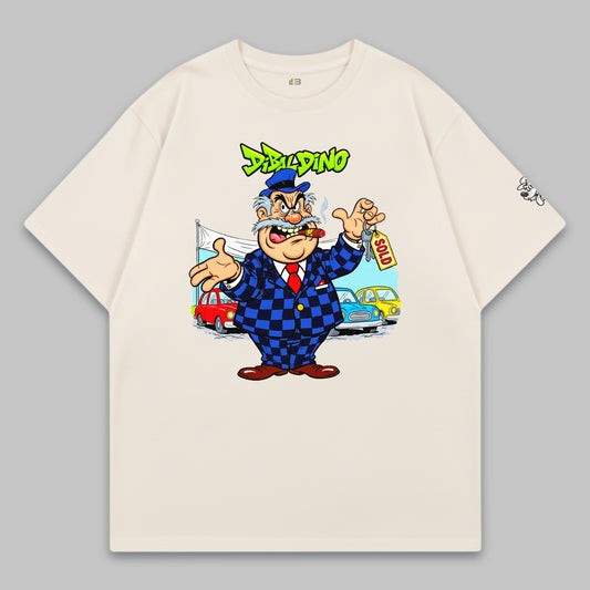 Greedy Car Dealer – Oversized Cotton T-Shirt