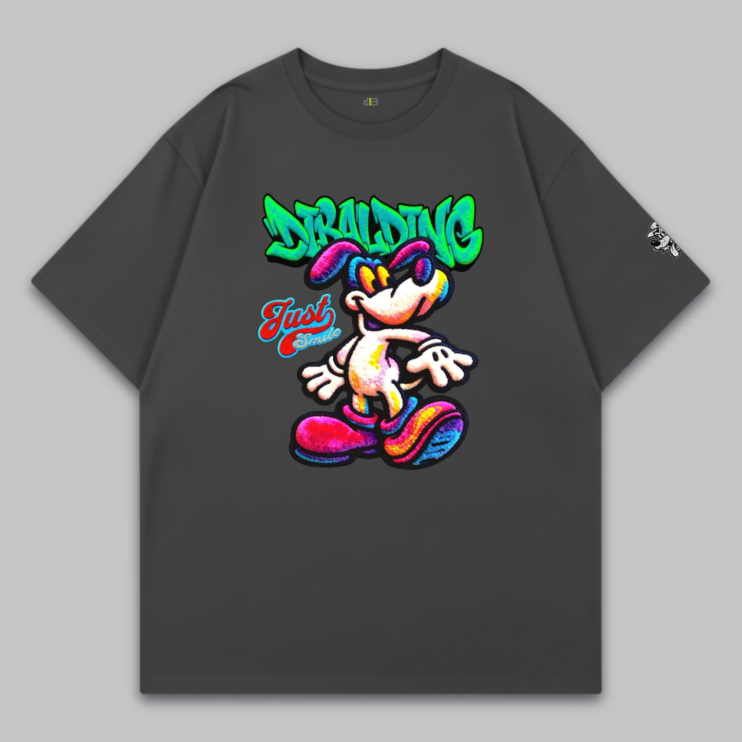 Just smile – Oversized Cotton T-Shirt