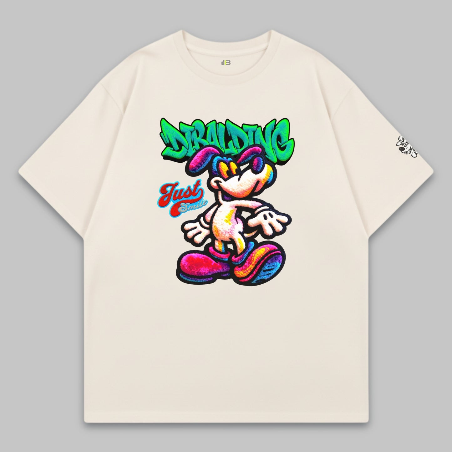 Just smile – Oversized Cotton T-Shirt