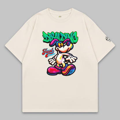 Just smile – Oversized Cotton T-Shirt