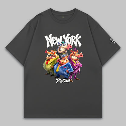 New York Hog Mafia – Oversized Cotton T-Shirt
