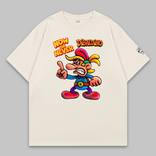 Now or Never – Oversize Baumwoll-T-Shirt