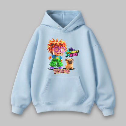Planet Kid & Pug Buddy – Unisex Hoodie