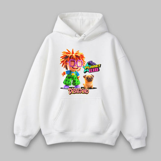 Planet Kid & Pug Buddy – Unisex Hoodie
