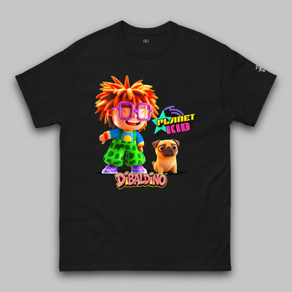 Planet Kid & Pug Buddy – Unisex Classic T-Shirt