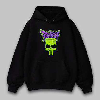 Punish Neon Skull – Unisex Hoodie