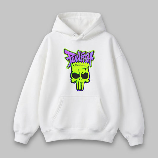 Punish Neon Skull – Unisex Hoodie
