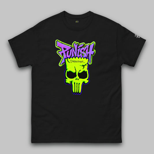 Punish Neon Skull – Unisex Classic T-Shirt