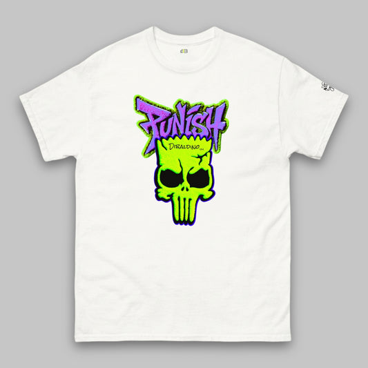 Punish Neon Skull – Unisex Classic T-Shirt