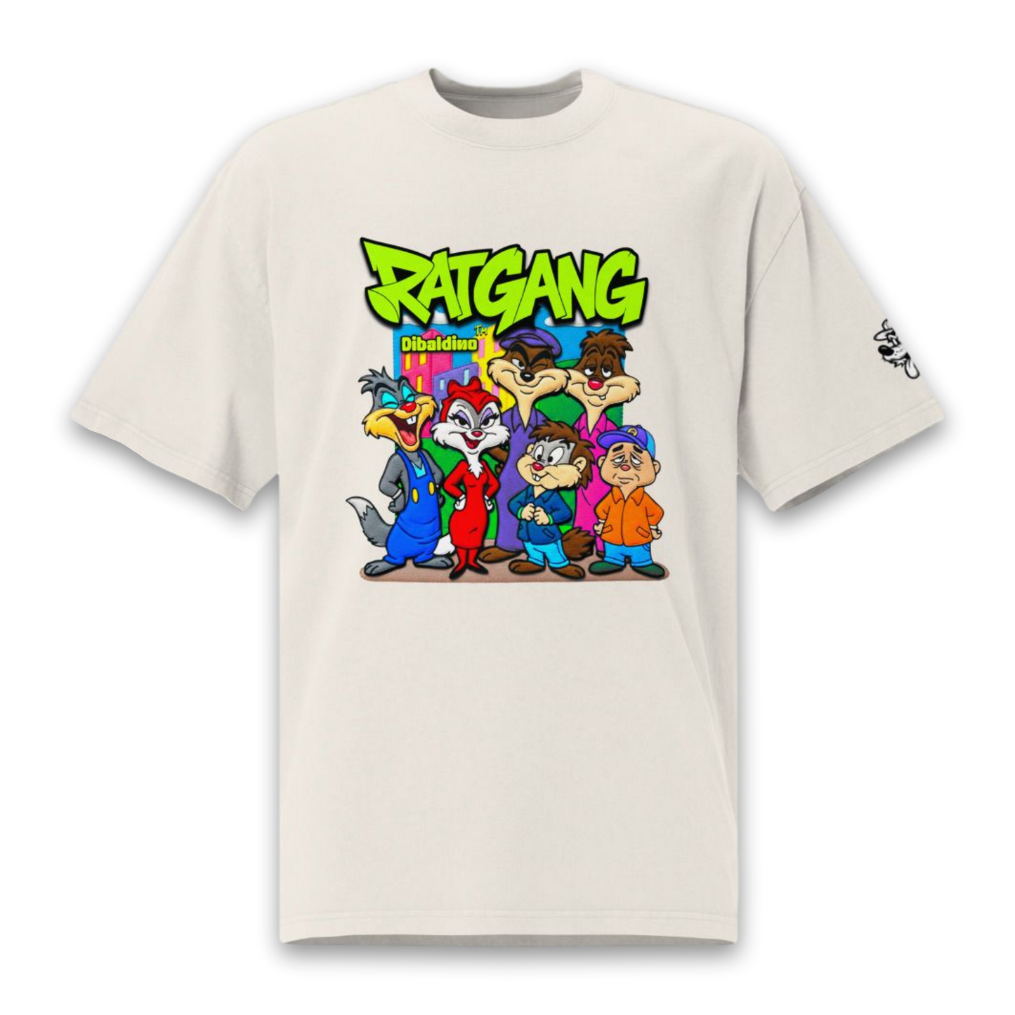 Rat Gang Crew – Oversized Cotton T-Shirt