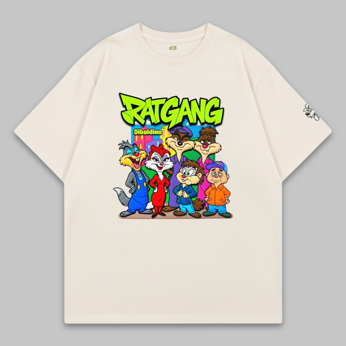 Rat Gang Crew – Oversized Cotton T-Shirt