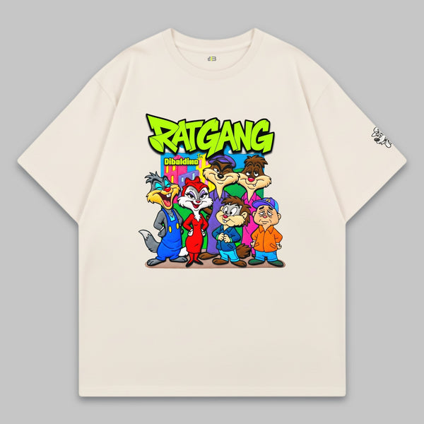 Rat Gang Crew – Oversized Cotton T-Shirt