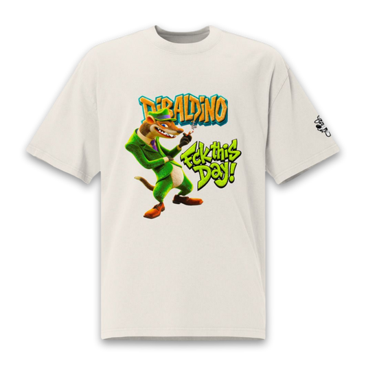 Savage Weasel Vibes – Oversized Cotton T-Shirt