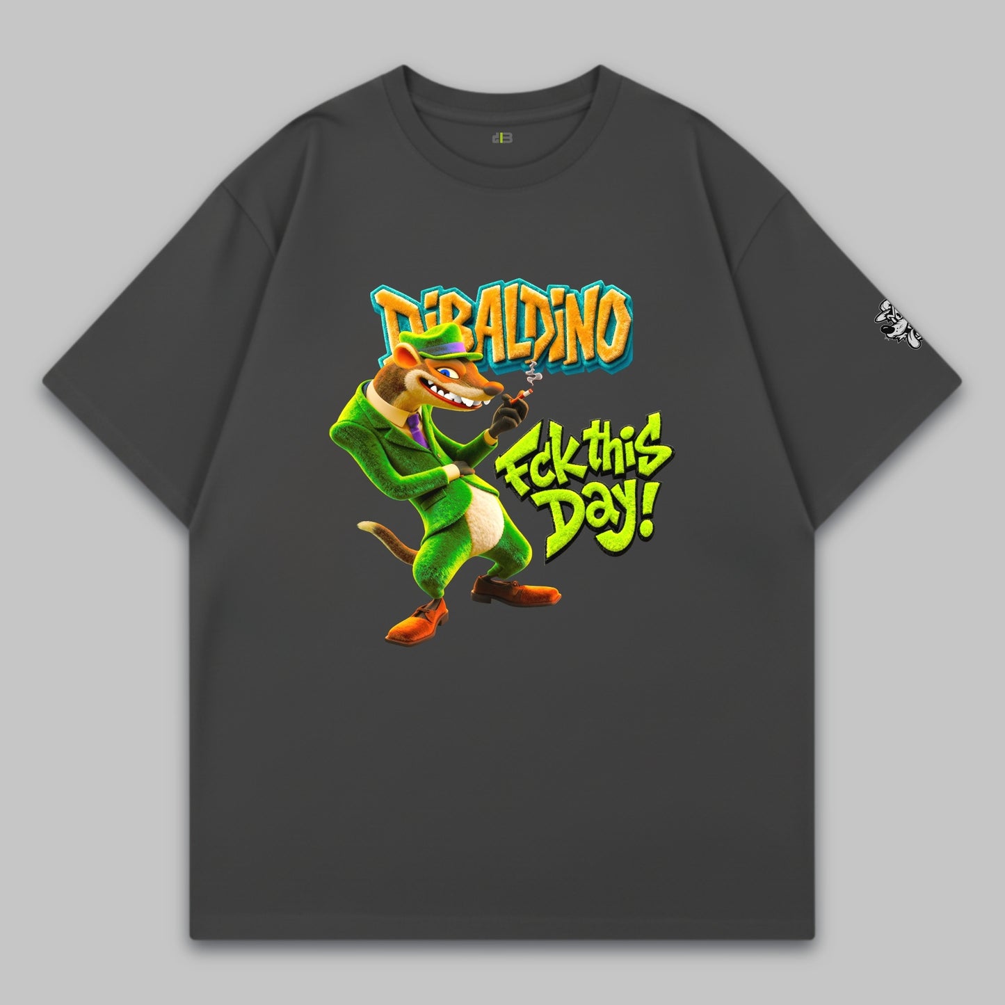 Savage Weasel Vibes – Oversize Baumwoll-T-Shirt