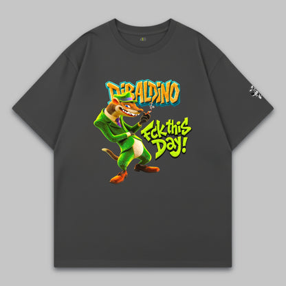 Savage Weasel Vibes – Oversize Baumwoll-T-Shirt