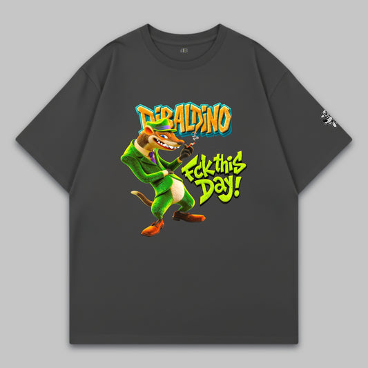 Savage Weasel Vibes – Oversized Cotton T-Shirt