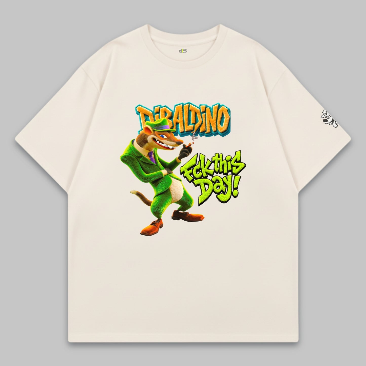 Savage Weasel Vibes – Oversize Baumwoll-T-Shirt