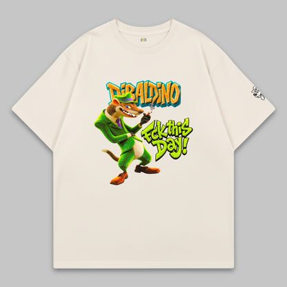 Savage Weasel Vibes – Oversize Baumwoll-T-Shirt