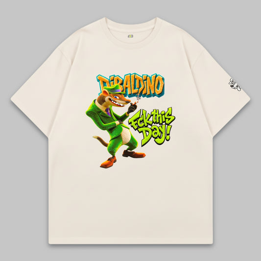 Savage Weasel Vibes – Oversized Cotton T-Shirt