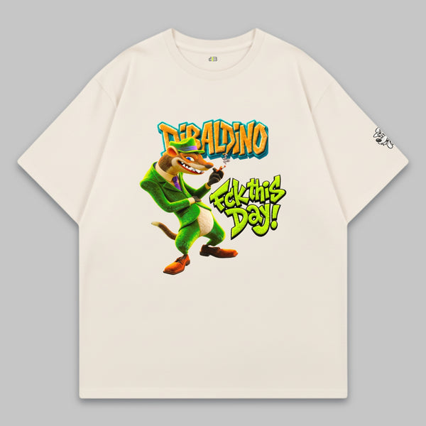 Savage Weasel Vibes – Oversized Cotton T-Shirt